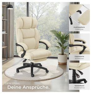Jillien office chair, beige 