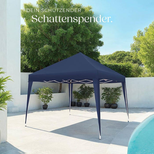 Faltbarer Pavillon Linosa 3x3 m blau