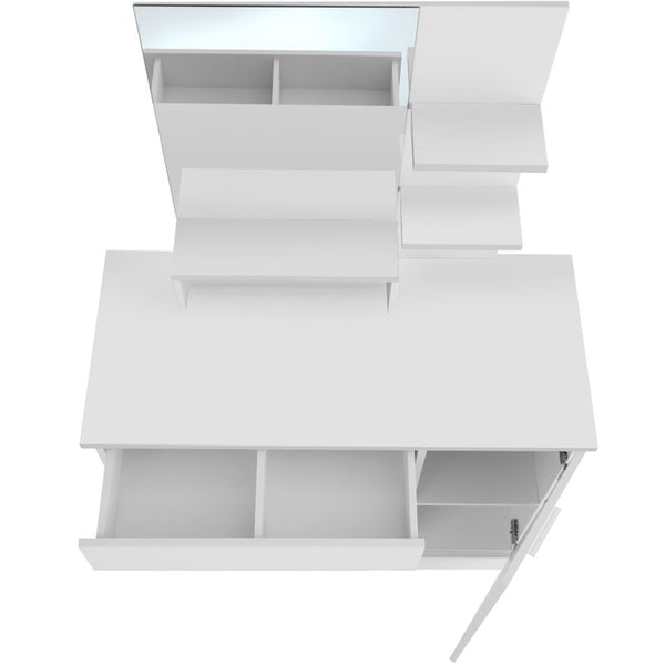 Zoe white dressing table