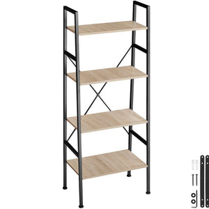 Leiterregal Newcastle 57,5 x 35,5 x 139cm - industrial hellbraun