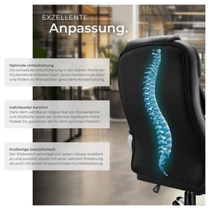 Jonas executive chair, black