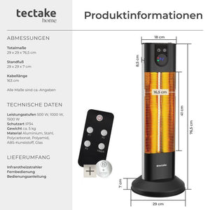 Infrarotheizstrahler Solaris Terra
