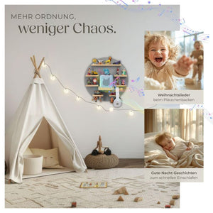 Tonie-Regal MyLittleStory Moon für bis zu 28 Tonies grau