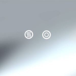 Runder LED Badezimmerspiegel Aurora 70 cm