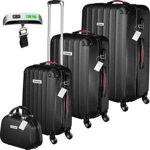 Hartschalenkoffer-Set Cleo schwarz