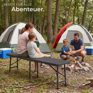 2er Set Campingklappbank Panja anthrazit