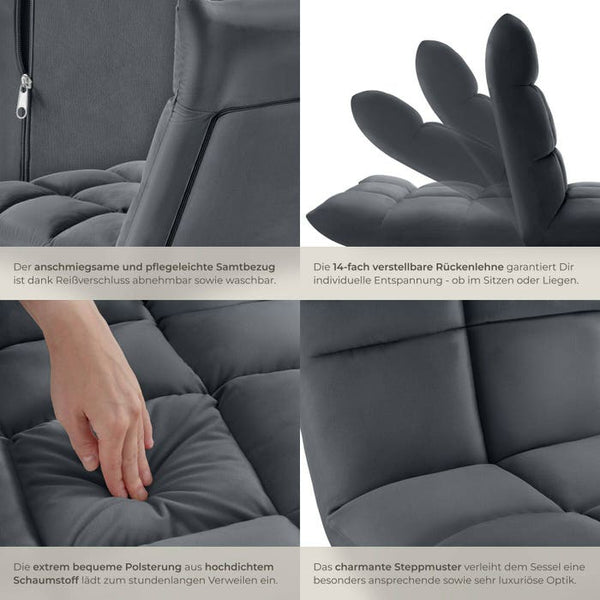 Relaxsessel Snooze grau