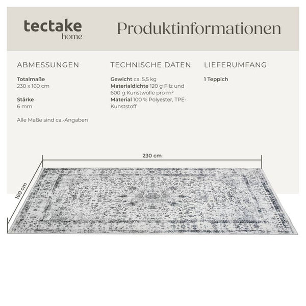 Vintage designer rug Aliya 160 x 230 cm