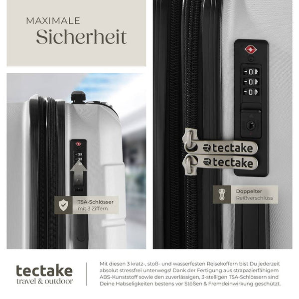 Reisekofferset Brice weiss