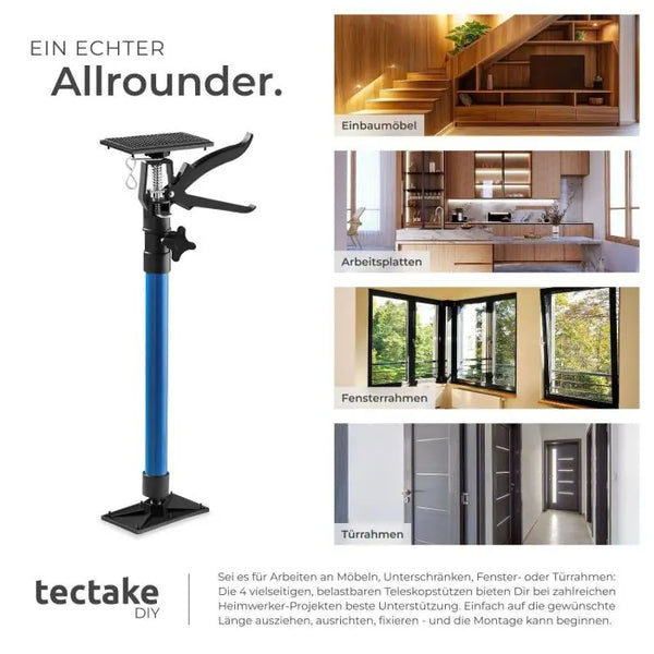4er Set Türspanner blau 51 - 115 cm