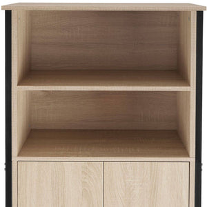 Highboard Doncaster Industrial Holz hell, Eiche Sonoma