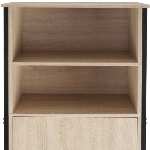 Highboard Doncaster Industrial Holz hell, Eiche Sonoma