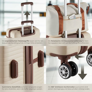 Reisekofferset Madison creme