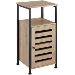 Beistellschrank Durham Industrial Holz hell, Eiche Sonoma