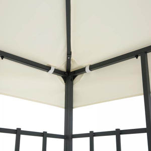Ersatzdach 3x3m creme Dach für Metallpavillon
