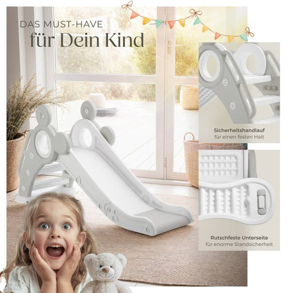 Kinderrutsche Joy grau