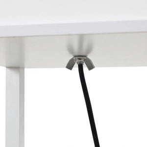 Stehleuchte Beleuchtung mit 3 Regalen E27 bis 40W E1-MDF Weiss