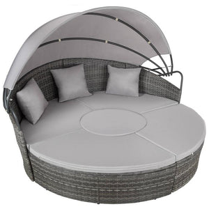 Rattan Sonneninsel Santorin grau