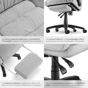 Jillien office chair, grey 