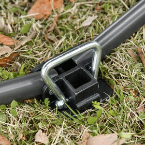 Campingbett Breite klappbar Einzelperson grün schwarz