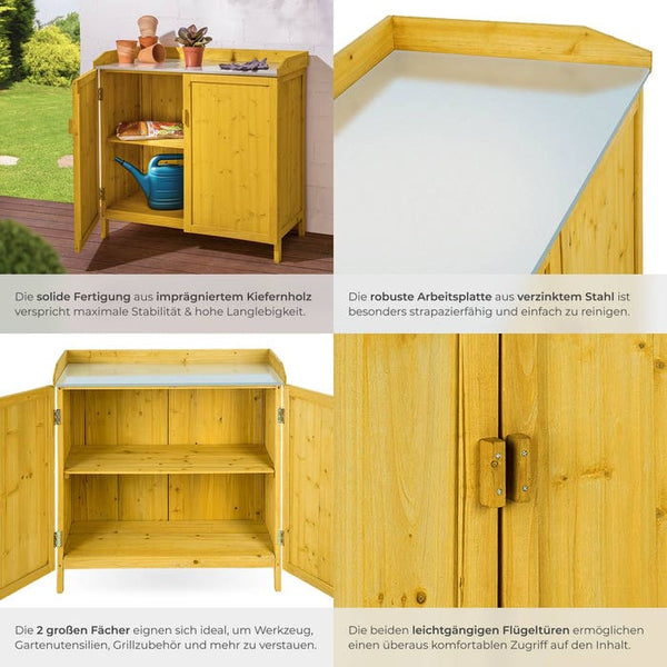 Pflanztisch mit Unterschrank