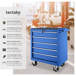 Werkzeugwagen blau