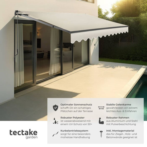 Gelenkarmmarkise Ornella beige 300 x 250 cm