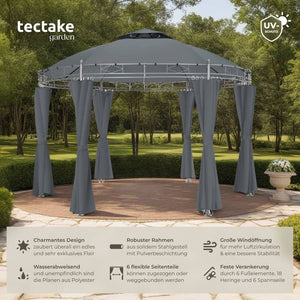 Gartenpavillon Siana anthrazit
