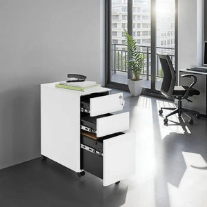 Aktenrollschrank Parvus weiss