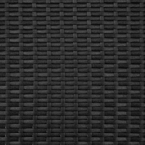 Aluminium Rattan Sitzgruppe Menorca schwarz