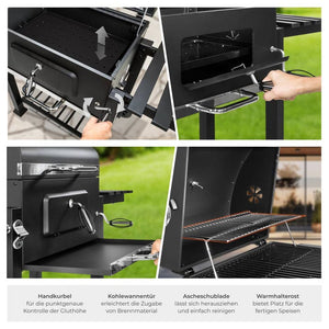 Holzkohlegrill höhenverstellbar