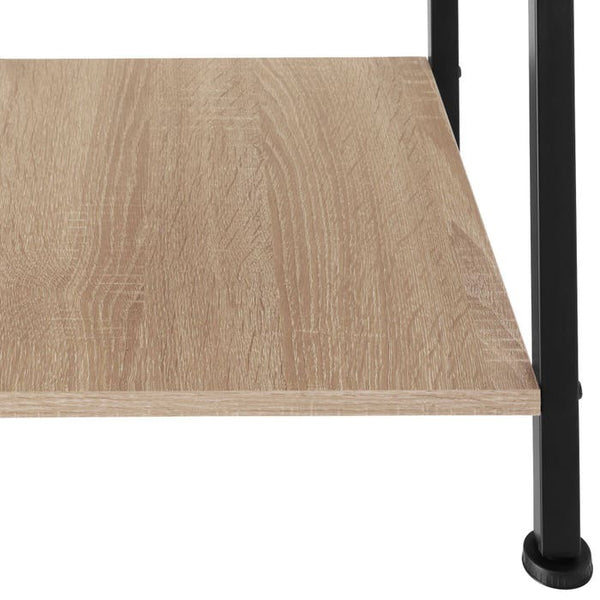 Nachttisch Bradford 40x40x55,5cm Industrial Holz hell, Eiche Sonoma