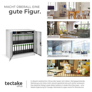 Aktenschrank grau