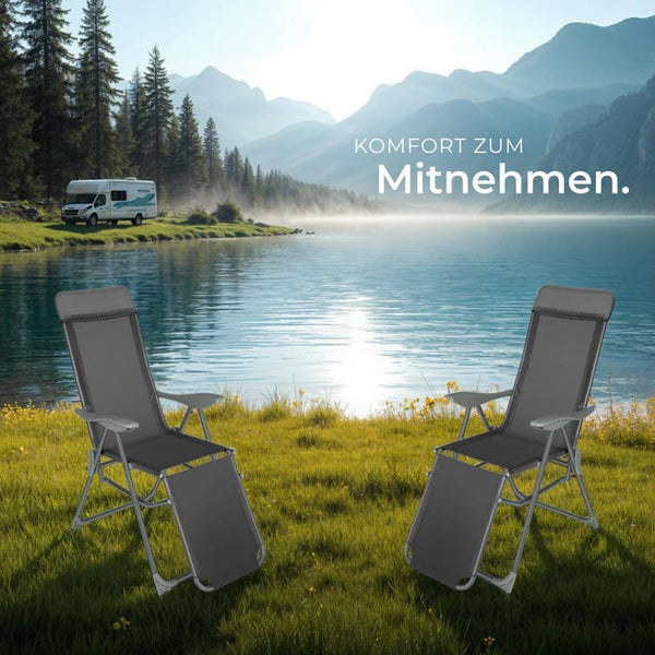 2er Set Gartenstuhl Jana anthrazit