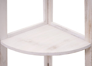 Eckregal JAM-K44 Standregal 80x37x37cm MDF shabby weiss