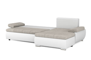 Schlafsofa KIRA rechts weiss