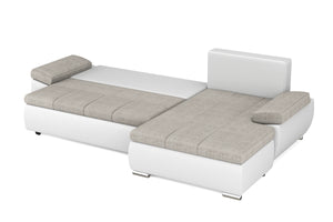Schlafsofa KIRA rechts weiss
