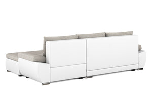 Schlafsofa KIRA rechts weiss