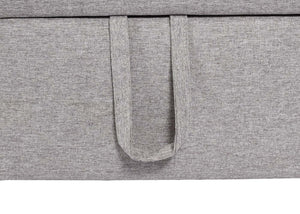 Ecksofa mit Bettkasten Couch Sofa L-Form Liegefläche Nosagfederung 228cm grau