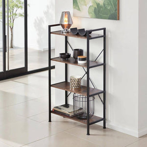 Regal Leeds Industrial Holz dunkel, rustikal