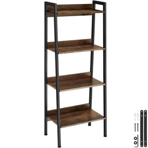 Leiterregal Chatham Industrial Holz dunkel, rustikal 57,5 x 34 x 138 cm