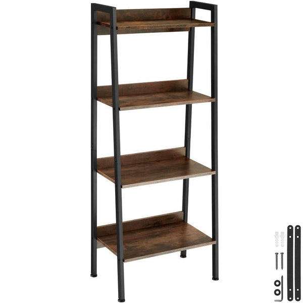 Leiterregal Chatham Industrial Holz dunkel, rustikal 57,5 x 34 x 138 cm