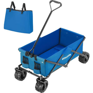 Faltbarer Bollerwagen max. 80kg blau