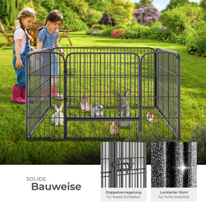 Welpenauslaufstall 4-eckig
