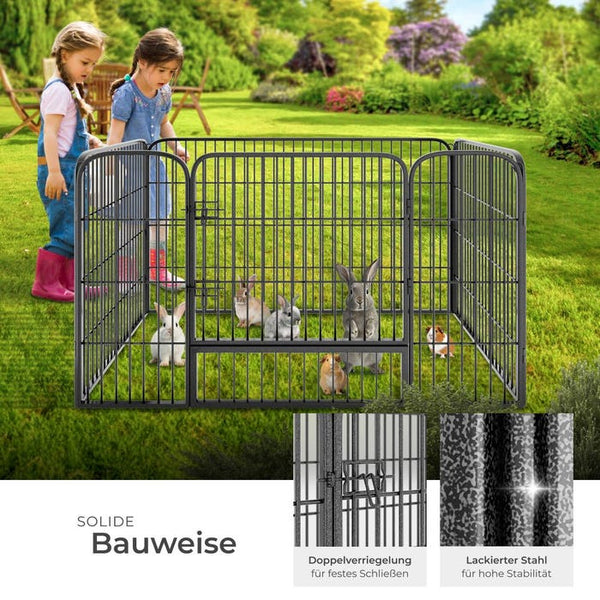 Welpenauslaufstall 4-eckig