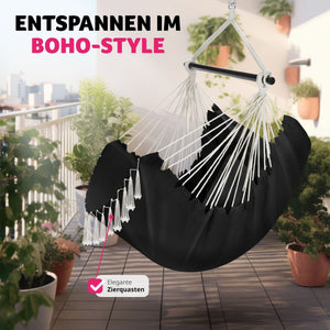 Hängesessel Malika schwarz