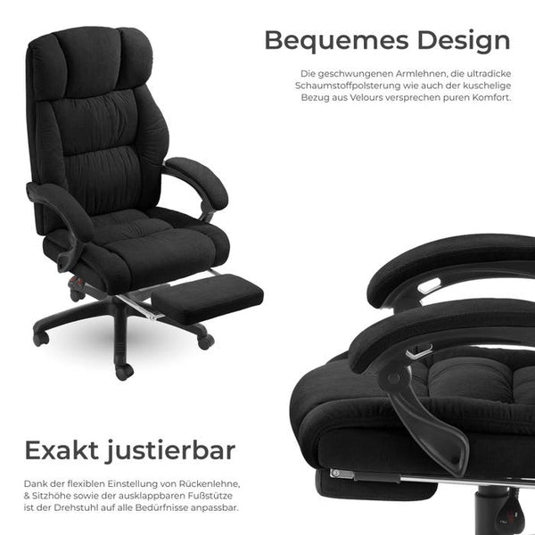 Jillien office chair, black 