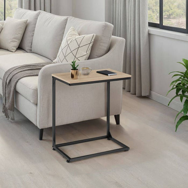 Beistelltisch Cardiff Industrial Holz hell, Eiche Sonoma