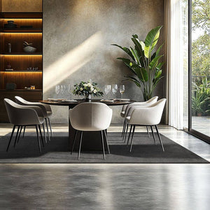 Short pile carpet Soft Zone anthracite 160 x 230 cm 