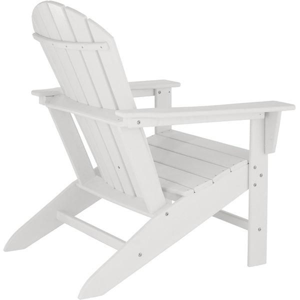 Gartenstuhl im Adirondack-Design weiss/weiss